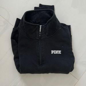 ⭐️ Pink Quarter Zip Sweat Shirt